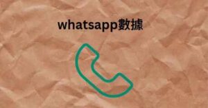 whatsapp數據