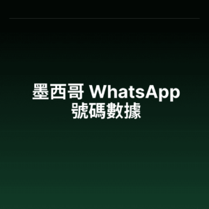 墨西哥 WhatsApp 號碼數據