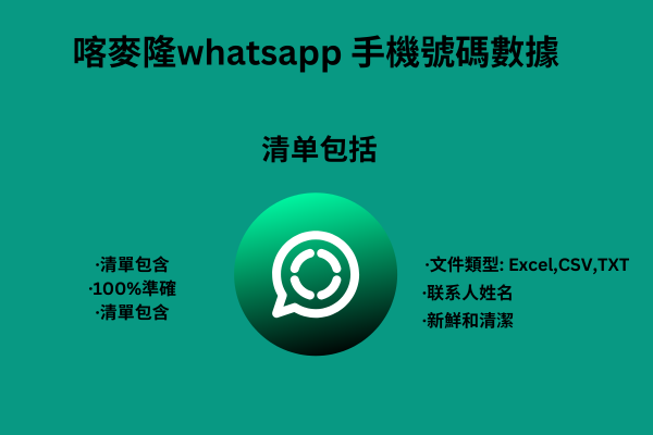 喀麥隆whatsapp 手機號碼數據