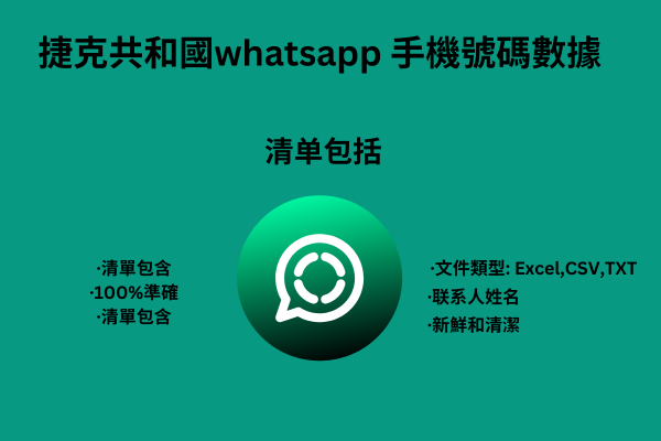 捷克共和國whatsapp 手機號碼數據